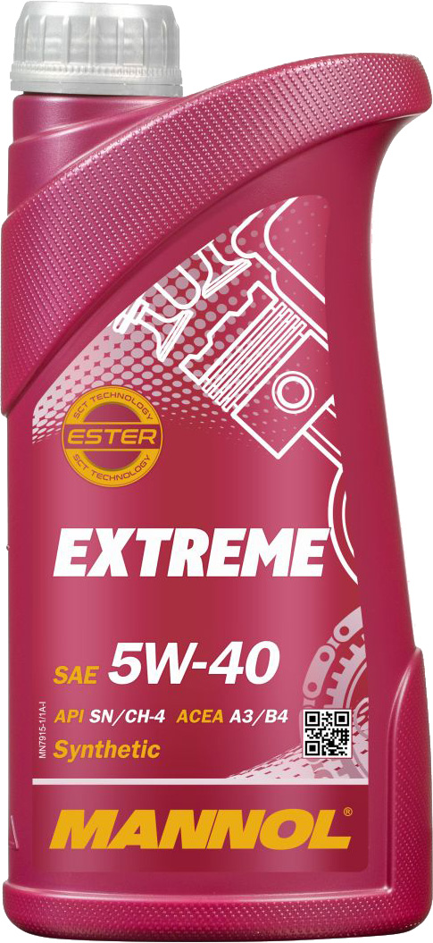 Олива моторна MANNOL EXTREME 5W-40 1 л (MN7915-1)